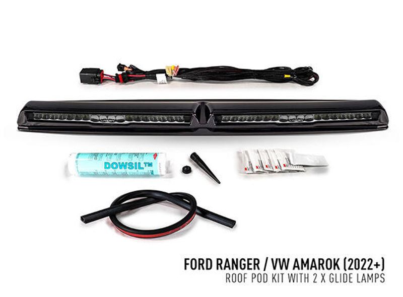 Lazer® Roof pods med 2 stk. Glide Til VW Amarok 2023+ med Canbus