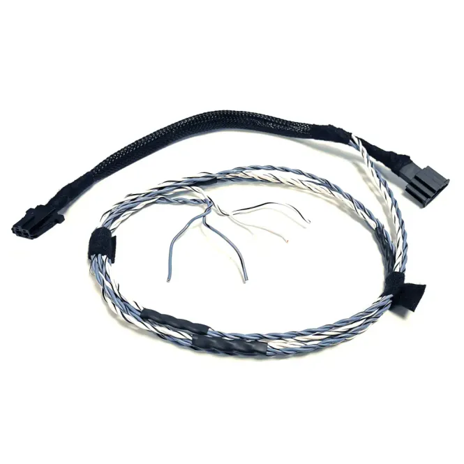 Hovedbilde BB OEM CABLE - Høynivåkabelsett VAG Basshøyttalersignal Audi, VW, Skoda 2-PIN kobling på originale basskasse