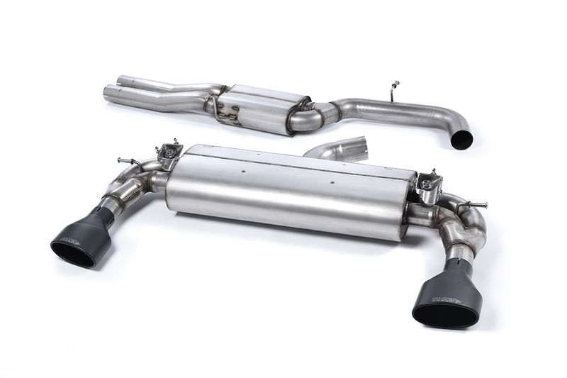 Cat-back Resonated with Cerakote Black Oval Trims  EC-Approved