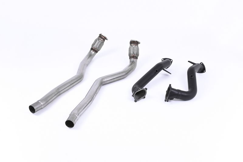 Large-bore Downpipes and Cat Bypass Pipes Larger-bore 76mm Downp