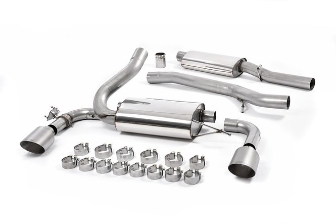 Hovedbilde Cat-back EC Approved - Resonated with Titanium GT-115 Trims