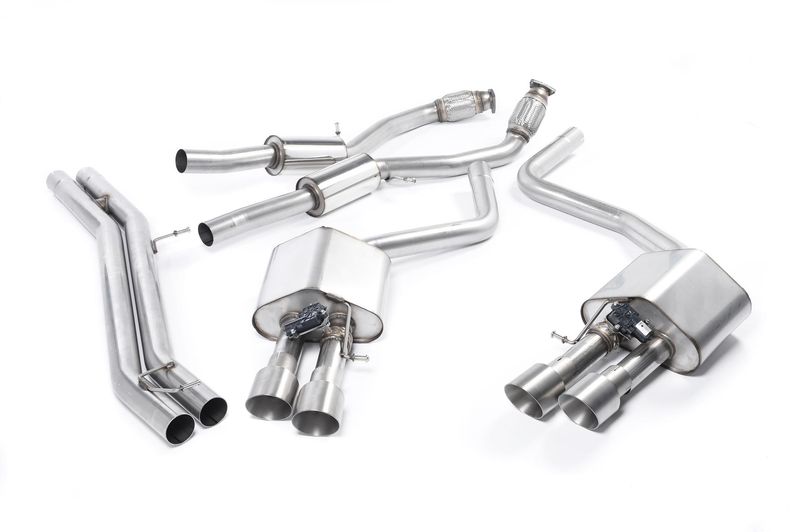 Cat-back Resonated (quieter). Titanium Tips