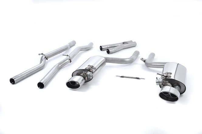 Hovedbilde Cat-back Non-resonated. Including Exhaust Valves. Polished Oval 