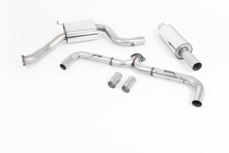 Cat Back Road+ Part Resonated Jet-100 Carbon Trims