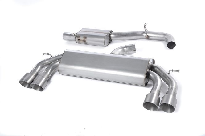 Hovedbilde Cat-back Non-Valved Race System. Resonated (quieter). Titanium G