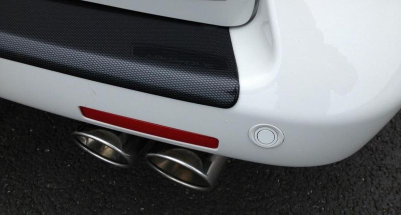Particulate Filter-back Resonated (quieter). Twin oval outlet
