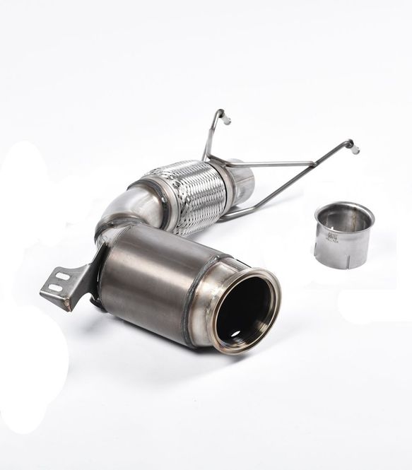 Hovedbilde Large Bore Downpipe with Hi-Flow Sports Catalyst (For OE Cat-Bac