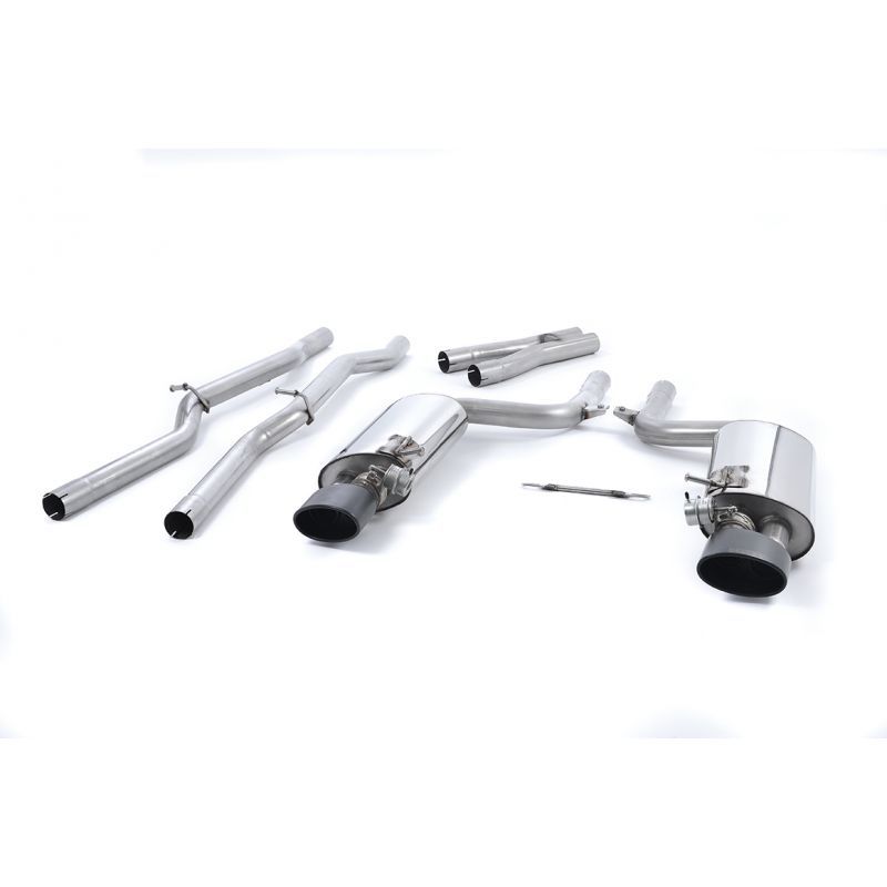 Cat-back Non-resonated (louder). Including Exhaust Valves. Inclu