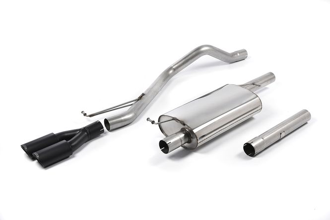 Hovedbilde Particulate Filter-back Resonated (quieter). Twin Black oval out