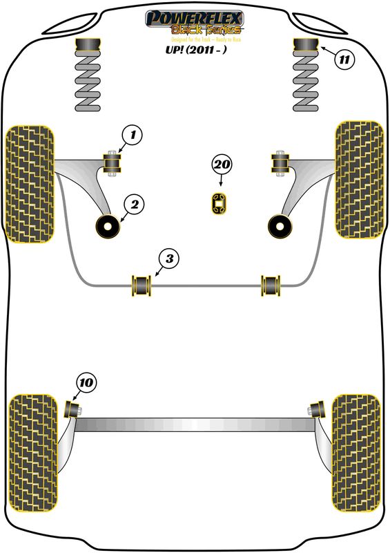 Front Strut Top Mount Bush
