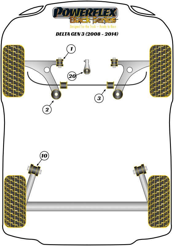 Front Wishbone Rear Bush