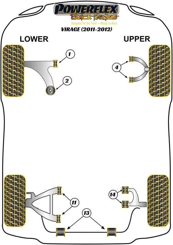 Front Lower Wishbone Rear Bush