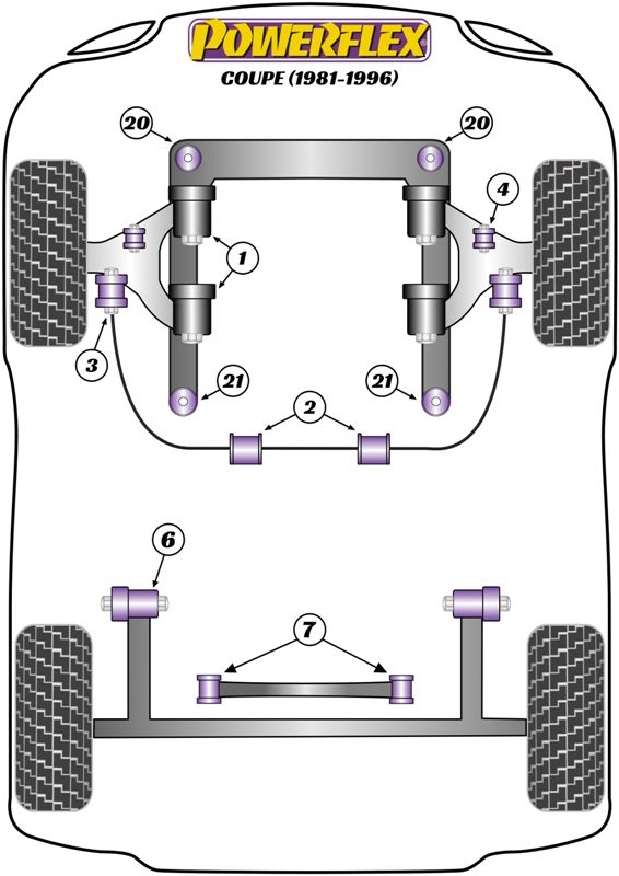 Rear Beam Front Location Bush