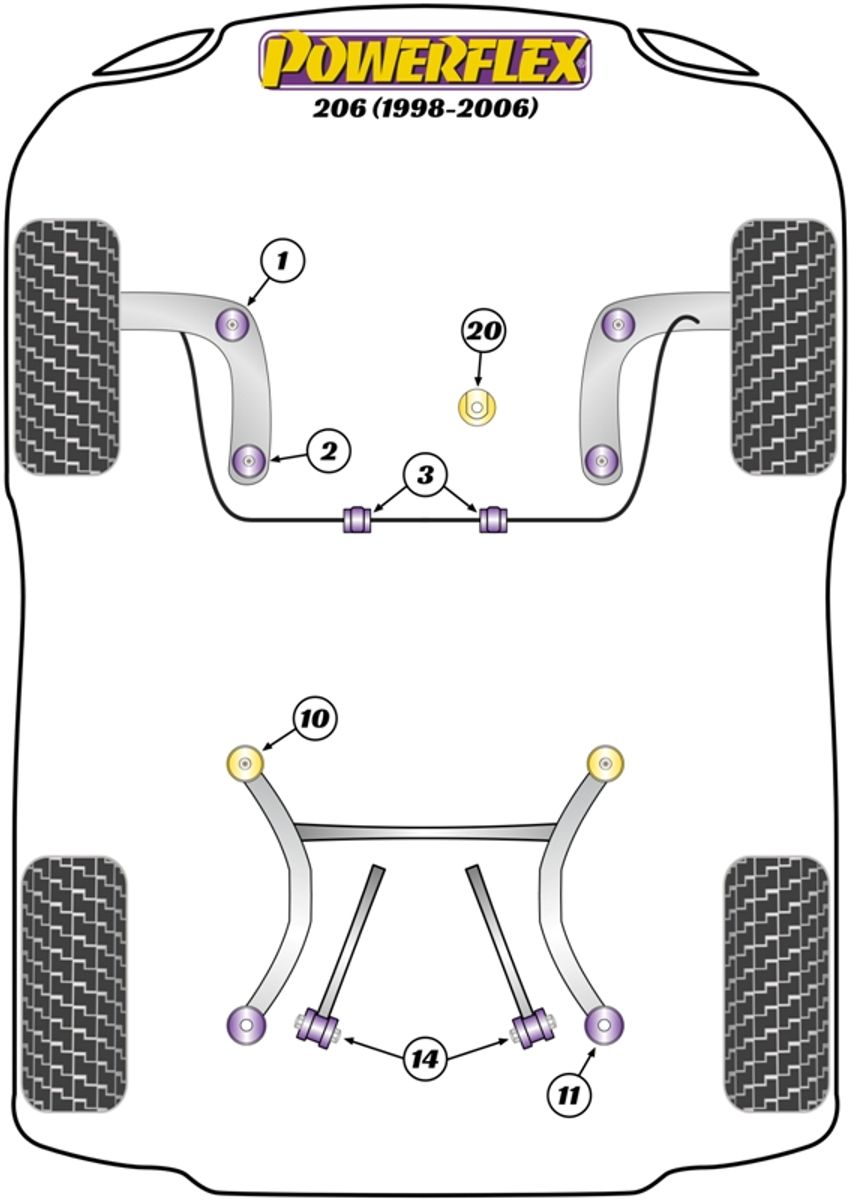 Rear Beam Rear Bush Insert