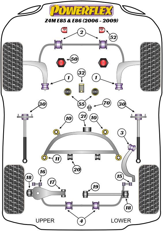 Rear Upper Wishbone Inner Bush