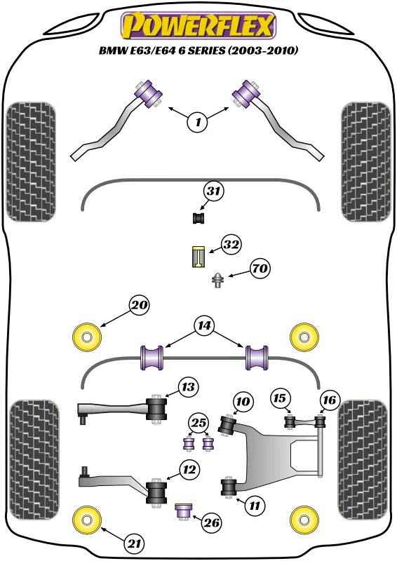 Rear Diff Front Mounting Bush