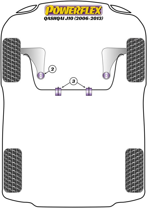 Front Anti Roll Bar Bush 23mm