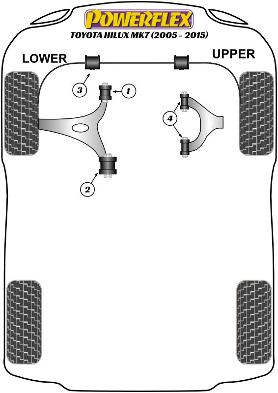 Front Lower Arm Front Bush 14mm