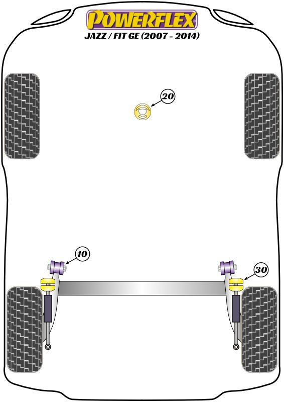 Rear Shock Absorber Top Mounting Bush