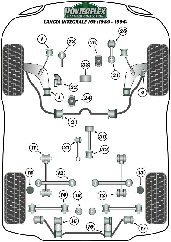 Gear Linkage Bracket Front Upper Bush