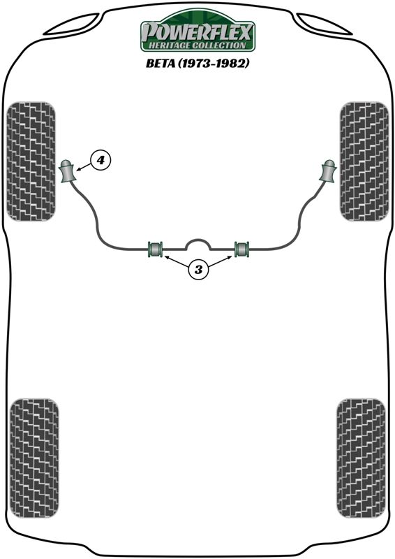 Front Anti Roll Bar Outer Bush 16mm