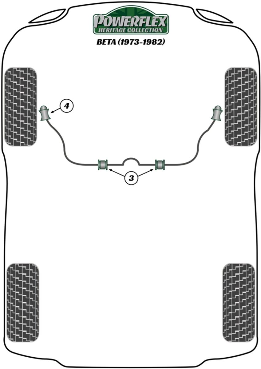 Front Anti Roll Bar Outer Bush 16mm