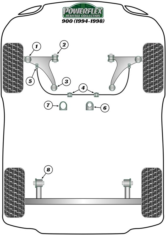 Front Anti Roll Bar Drop Link Bush