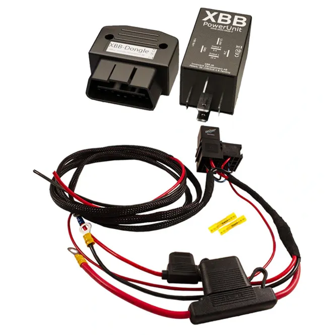 Hovedbilde XBB OBD2 Ekstralysadapter høyeffekt XBB + høyeffekt 70A relé, 50A sikring