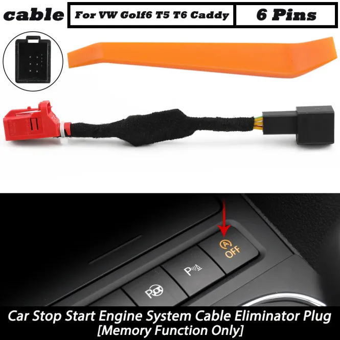 Hovedbilde Automatic Stop Start Engine System Cancel Device Cable For VW Golf 6 T5 T6