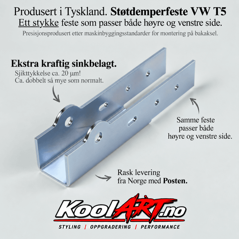 Støtdemper feste Bak VW T5 T6 