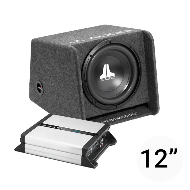Hovedbilde JL Audio 12`` basspakke Basspakke med 12`` kasse og forsterker på 250W RMS