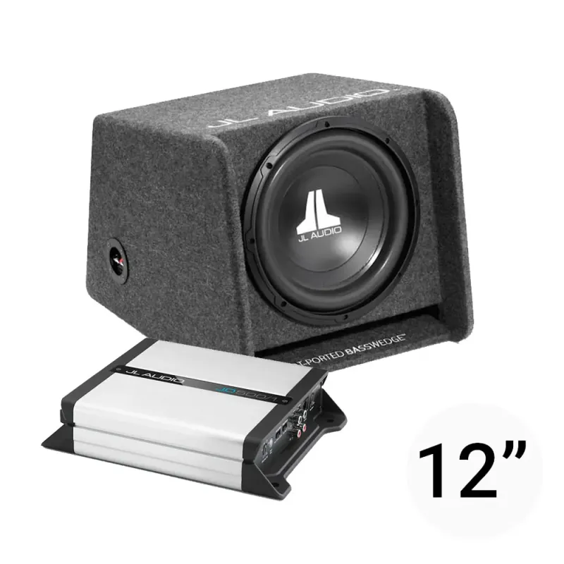 JL Audio 12`` basspakke Basspakke med 12`` kasse og forsterker på 250W RMS