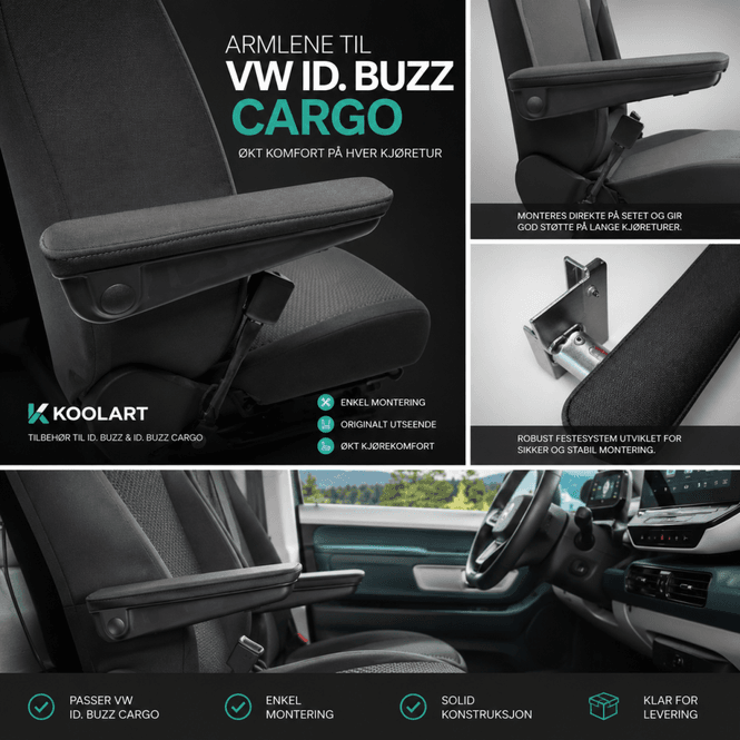 Hovedbilde Armlene ID Buzz cargo 3 seter